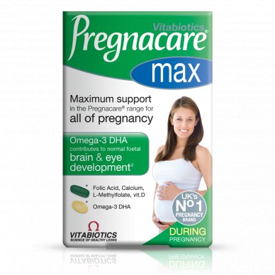 Vitabiotics Pregnacare Max - 58 Tablets + 28 Capsules - Cobh Pharmacy