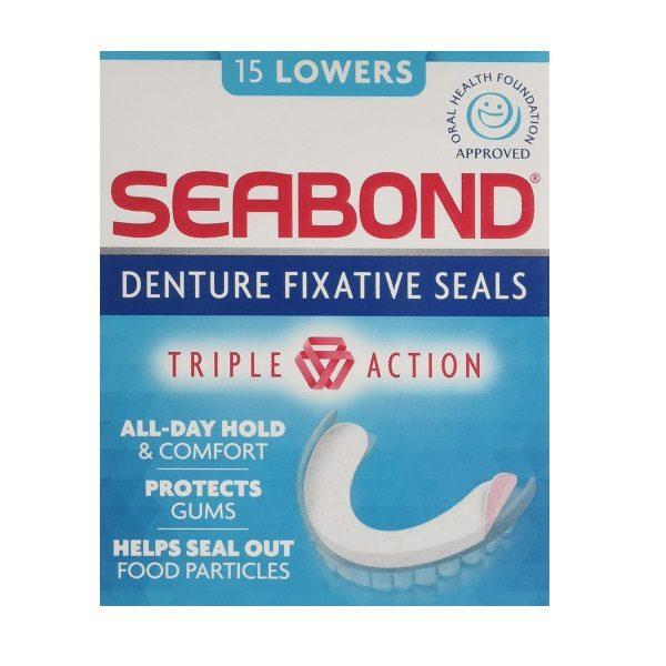 Seabond Denture Fixative Seals - 15 Lower Seals