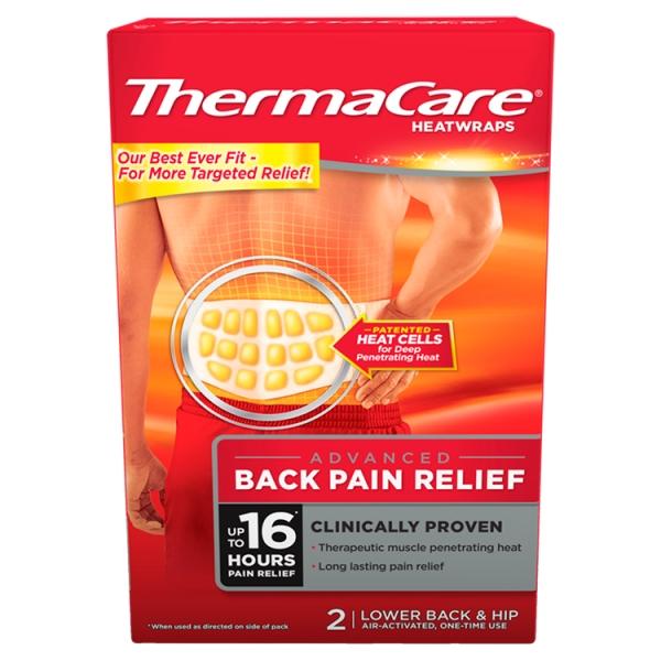 ThermaCare 16 Hour Heatwraps Back 2 Pack