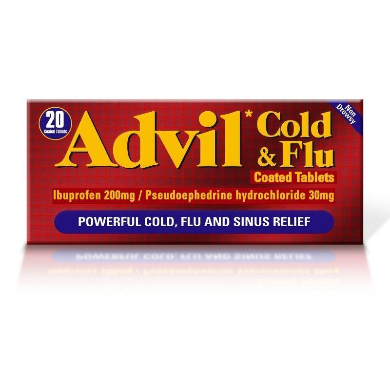 Advil Cold & Flu Tablets - 20 Pack