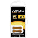 Duracell Activair Hearing Aid Batteries Size 312 - 6 Pack 