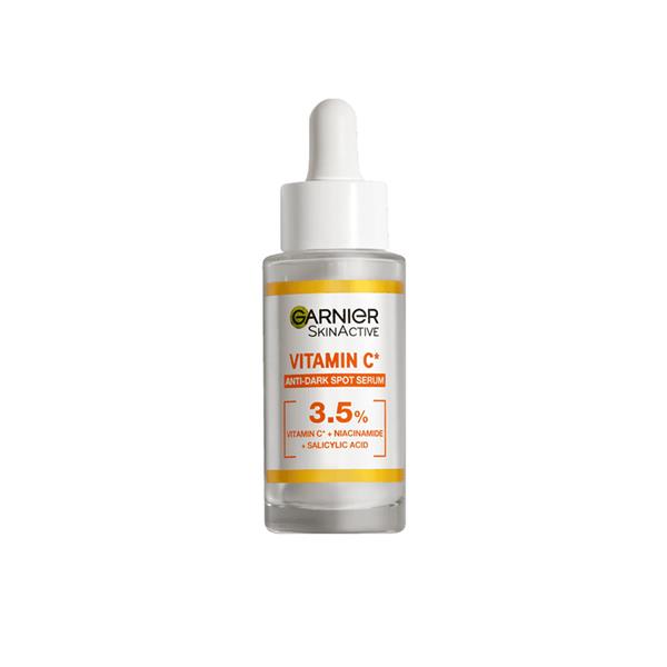 GARNIER 3.5% VITAMIN C NIACINAMIDE SALICYLIC ACID ANTI DARK SPOT SERUM 30ML