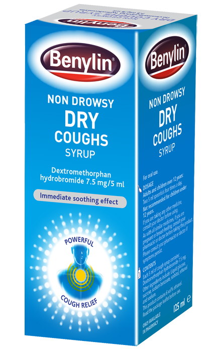 Benylin Non-Drowsy Dry Cough Syrup - 125ml