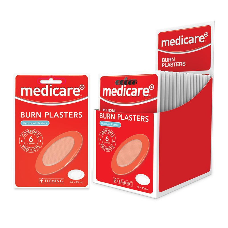 Medicare Burn Plasters - 6 Pack