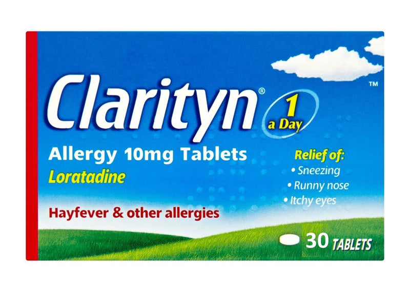 Clarityn Loratadine 10mg Hayfever & Allergy Tablets