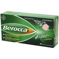 Berocca Boost Effervescent Tablets 30 tabs