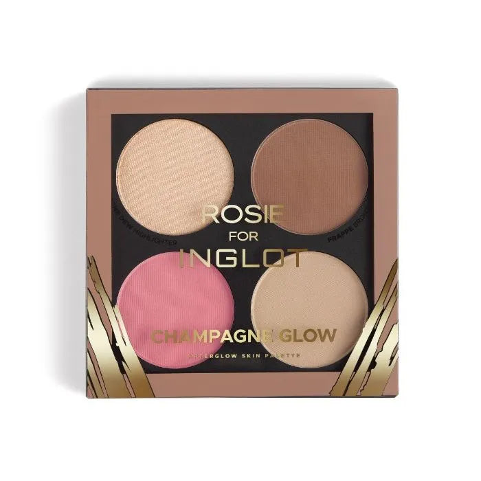 Rosie For Inglot Champagne Glow Afterglow Skin Palette