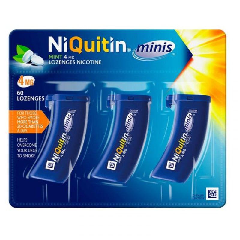 NIQUITIN MINIMINT LOZ 4.0MG 60