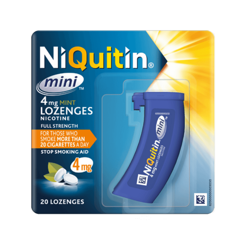 NIQUITIN MINIMINT LOZ 4.0MG 20